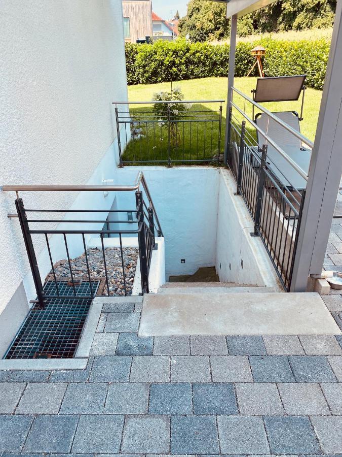 Modernes Apartment am Bodensee Wasserburg Buitenkant foto